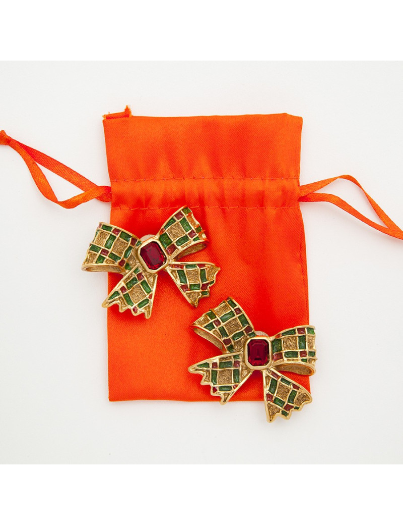 Boucles d'oreille clips YSL  YVES SAINT LAURENT vintage