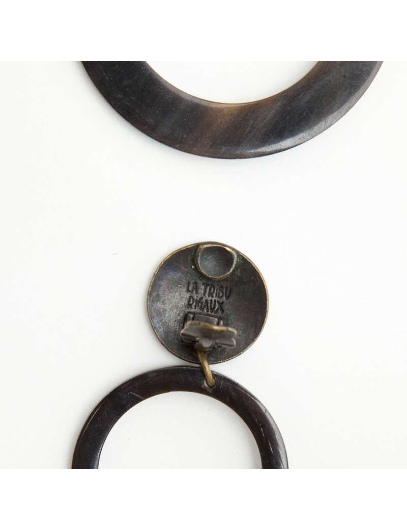 Boucles d'oreille Clips pendantes LA TRIBU RIGAUX