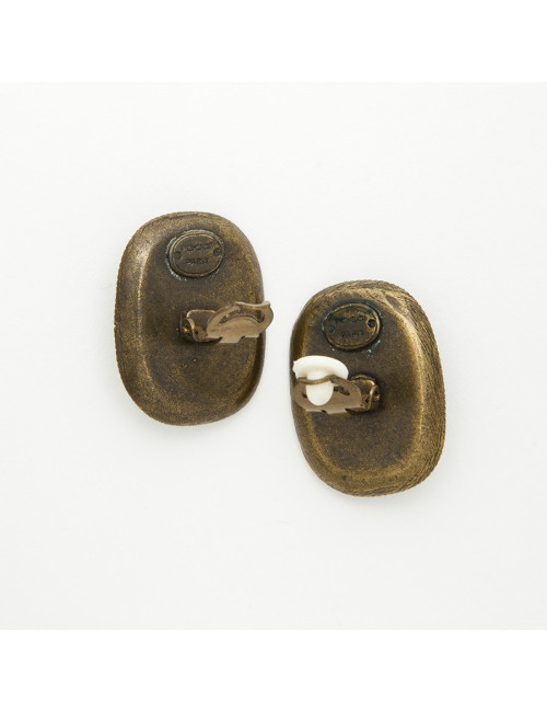 Boucles d'oreille clips POGGI