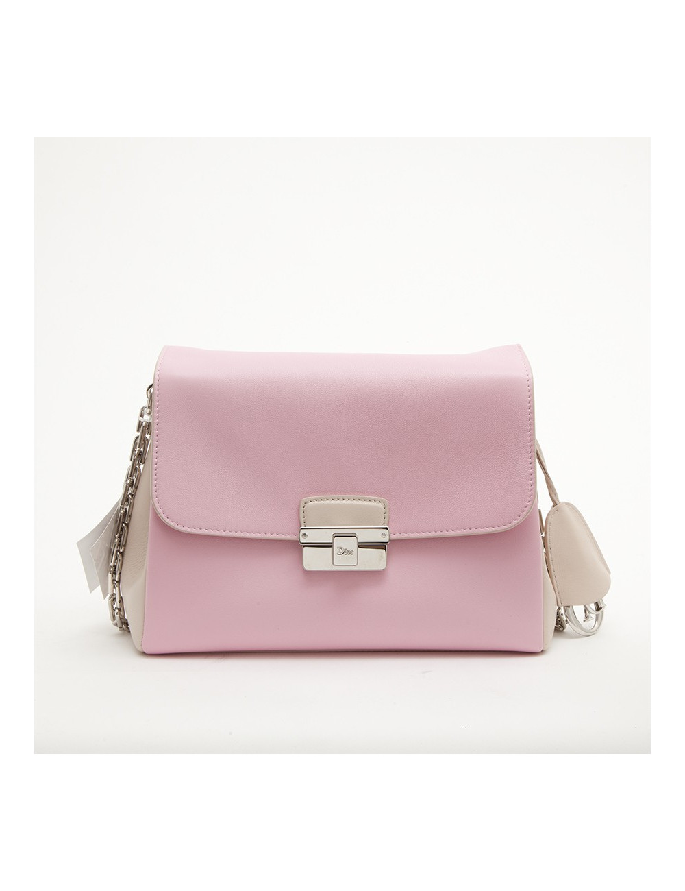 Sac Diorling DIOR cuir rose et sable