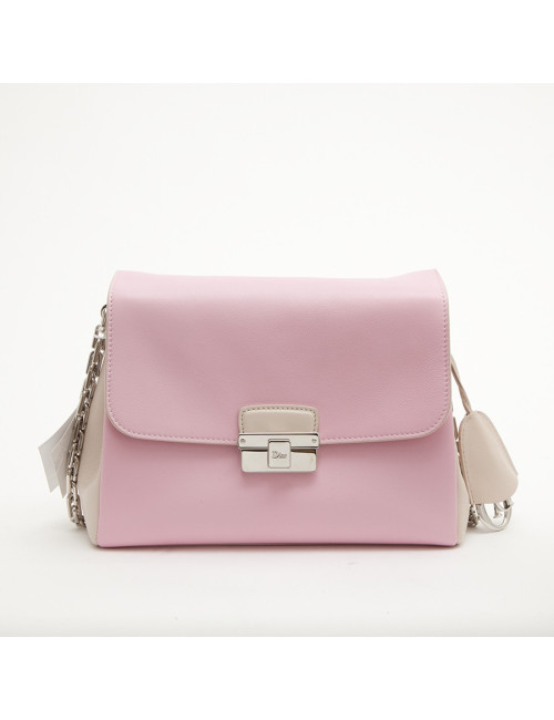 Sac Diorling DIOR cuir rose et sable