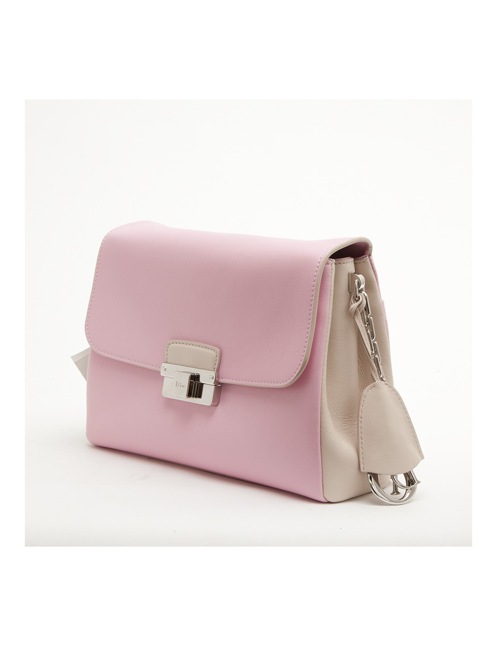 Sac Diorling DIOR cuir rose et sable