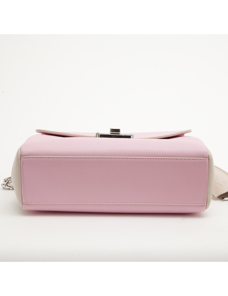 Sac Diorling DIOR cuir rose et sable