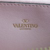 VALENTINO 'Rockstud' wallet in pink leather