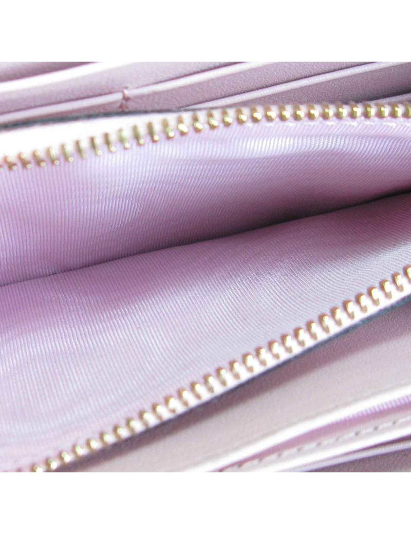 VALENTINO 'Rockstud' wallet in pink leather