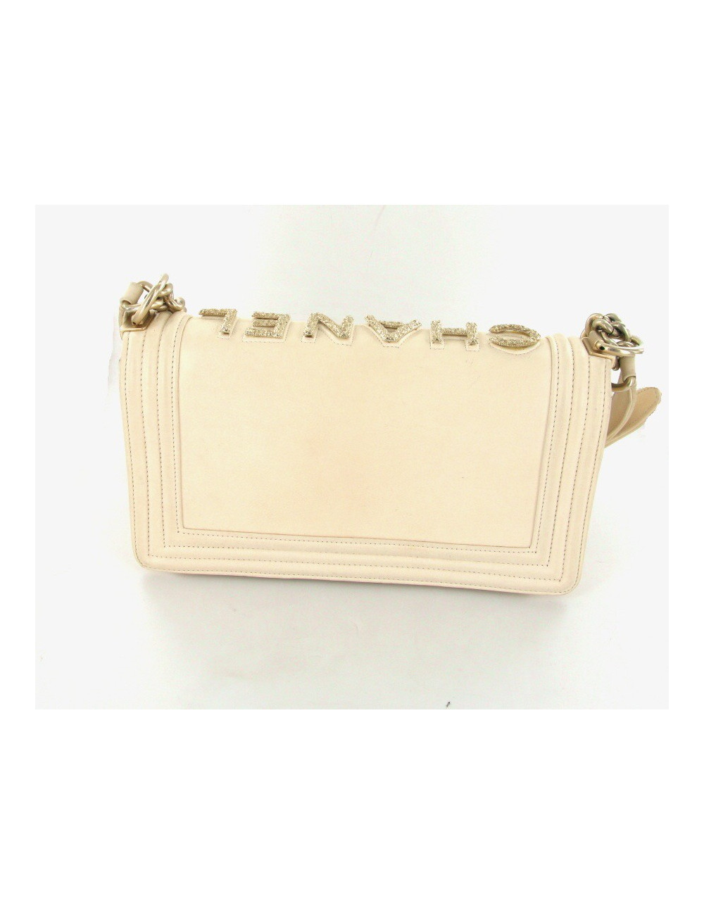 Sac bijoux CHANEL Couture boy couleur écrue