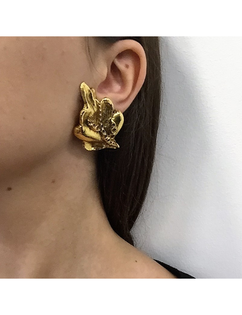 boucles d'oreille clips EMANUEL UNGARO Vintage