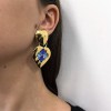 Boucles d'oreille pendantes YSL YVES SAINT LAURENT Vintage