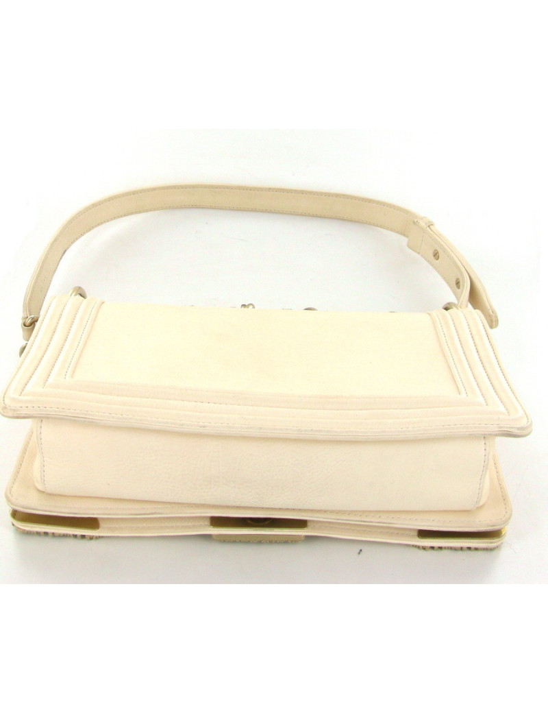 Sac bijoux CHANEL Couture boy couleur écrue