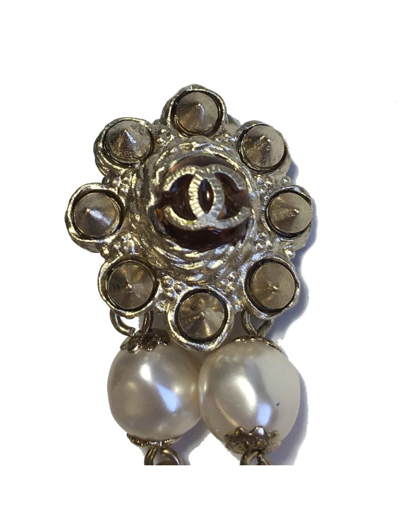 Boucles d'oreille clips CHANEL "Paris-Bombay"