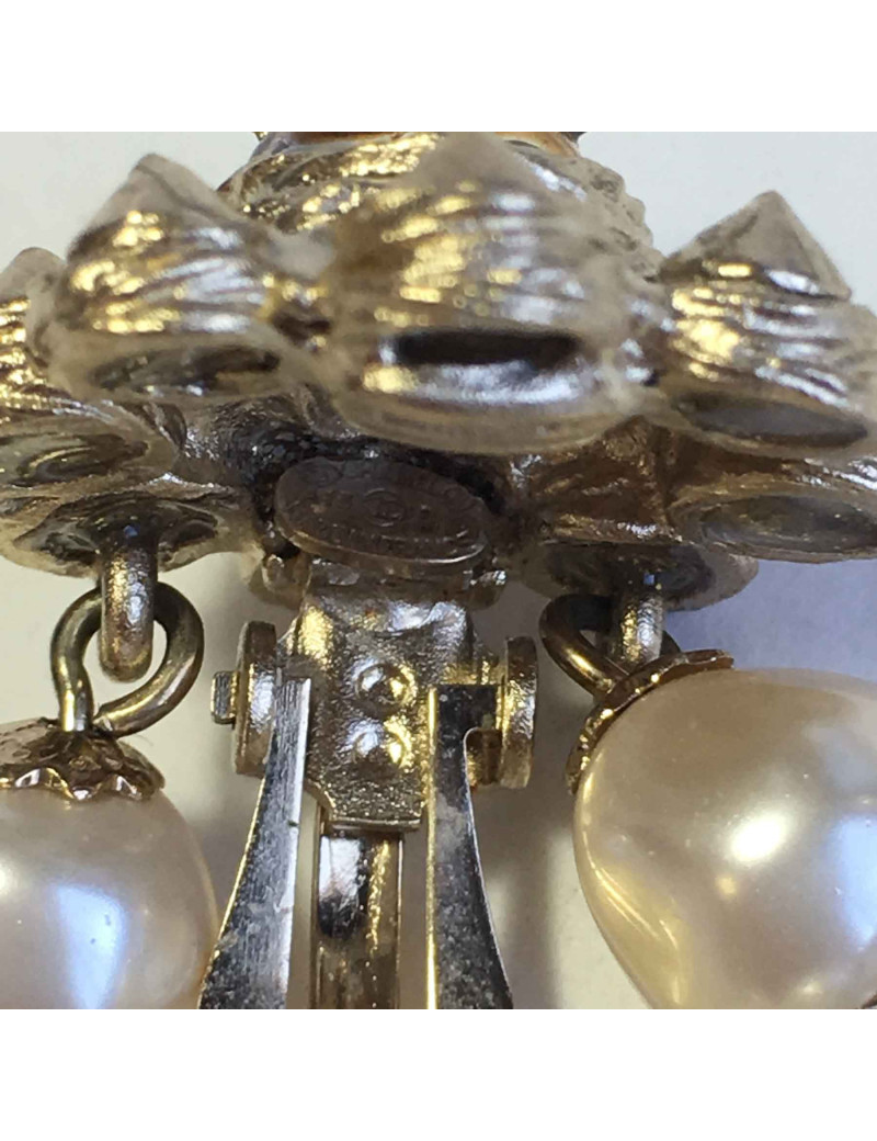 Boucles d'oreille clips CHANEL "Paris-Bombay"