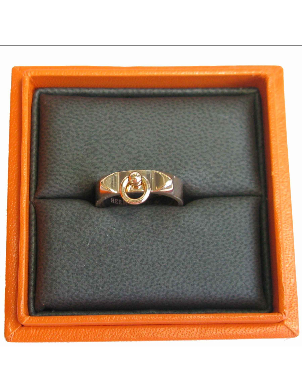 Bague HERMES Collier de chien en or rose