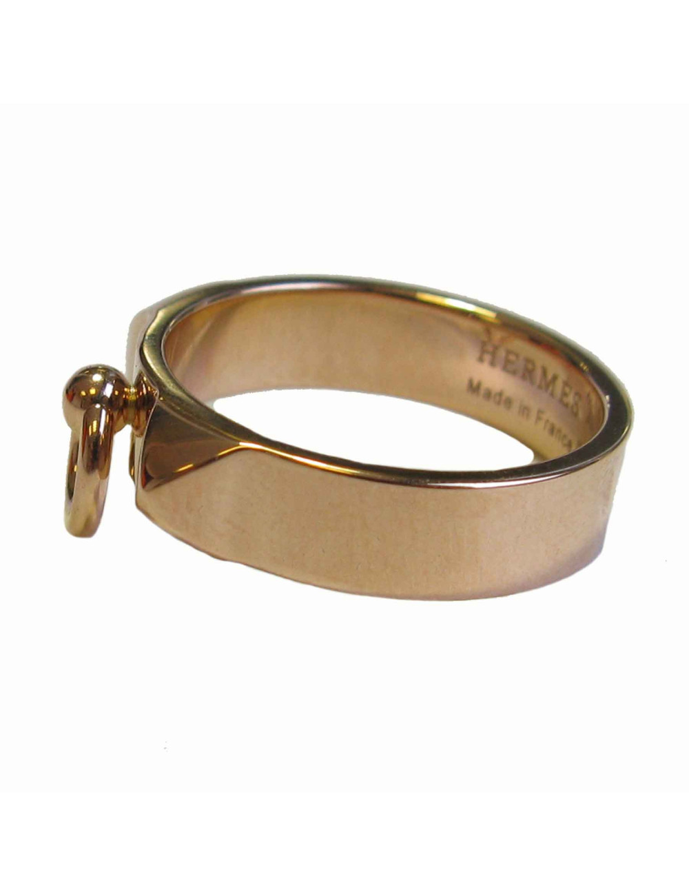 Bague HERMES Collier de chien en or rose