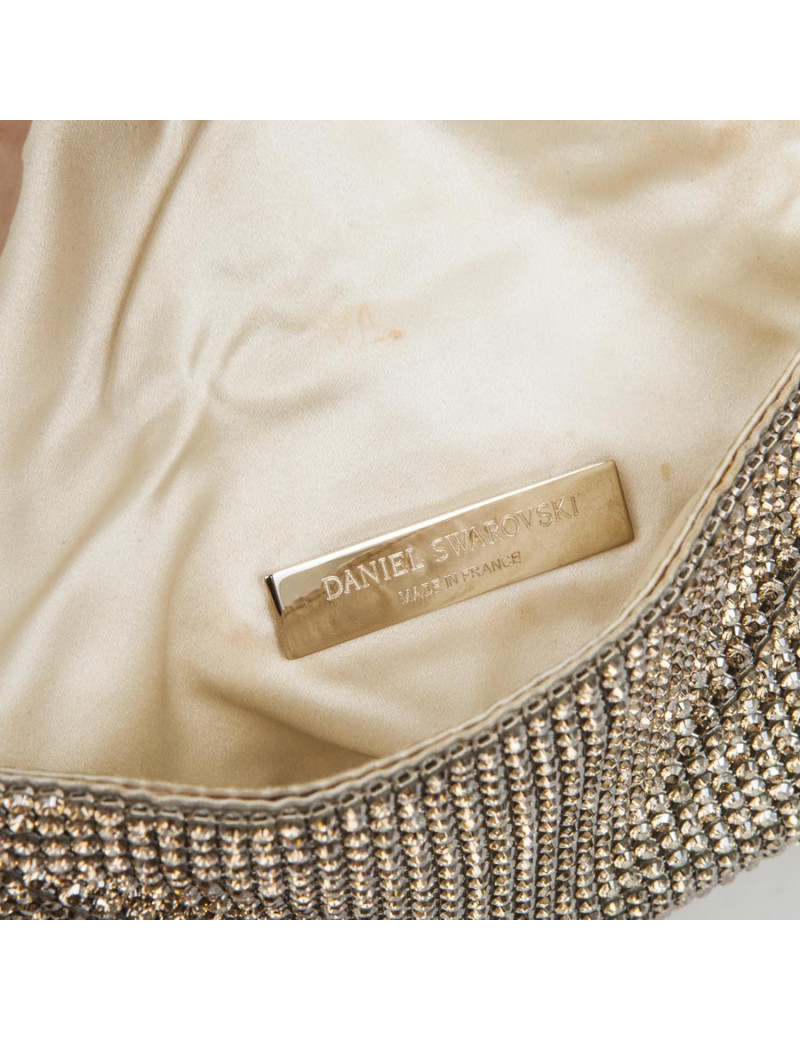 Clutch Crystal golden shadow SWAROVSKI mesh