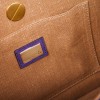 FENDI bag in purple peccary leather