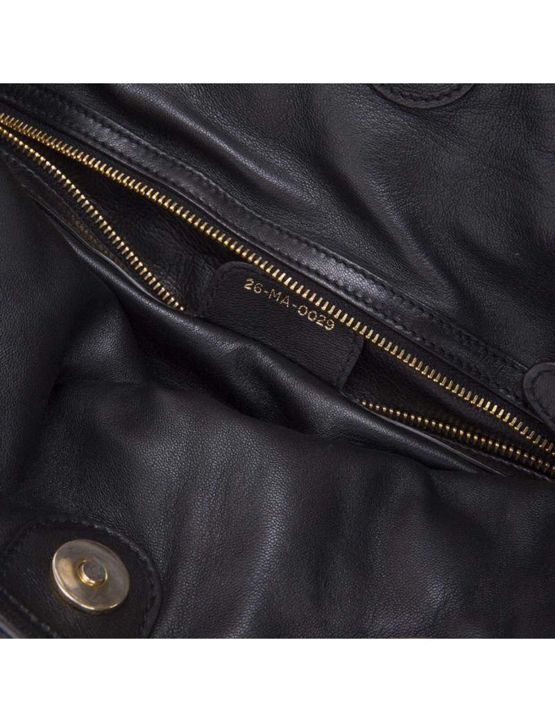 Sac cabas DIOR en cuir matelassé noir