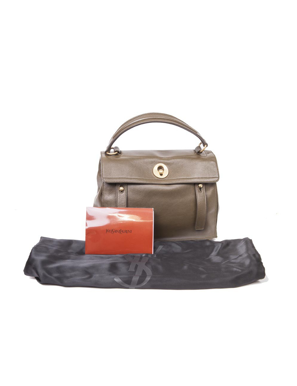 Sac "Muse two" YVES SAINT LAURENT vert kaki