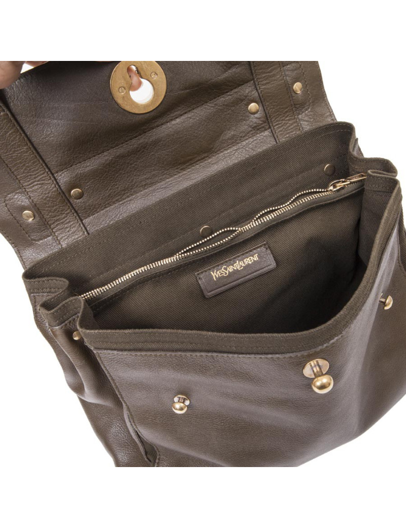 Sac "Muse two" YVES SAINT LAURENT vert kaki