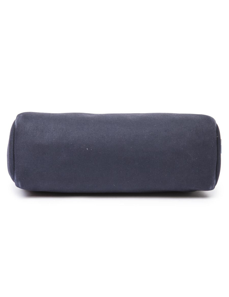 Sac Herbag HERMES en toile bleu nuit et naturel