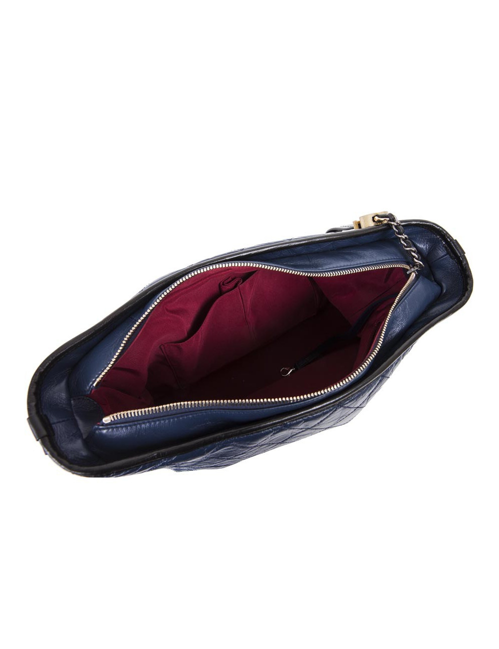 Sac CHANEL Gabrielle bicolore bleu nuit et noir