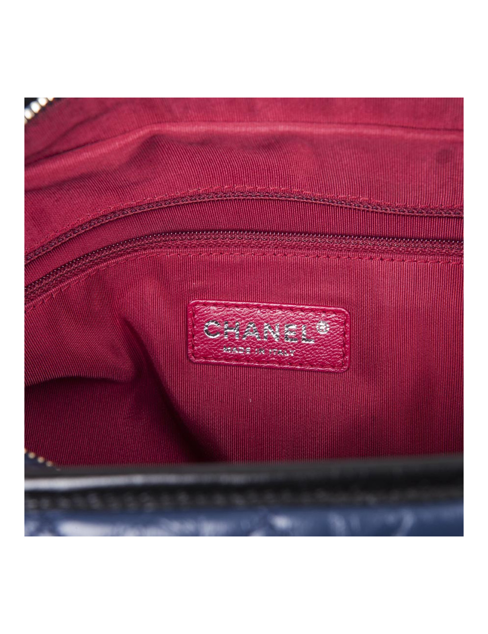 Sac CHANEL Gabrielle bicolore bleu nuit et noir