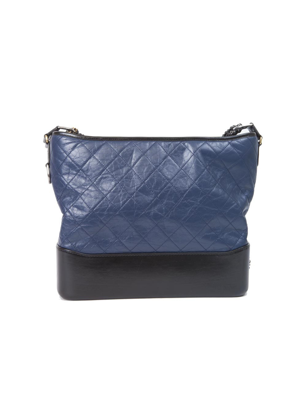 Sac CHANEL Gabrielle bicolore bleu nuit et noir