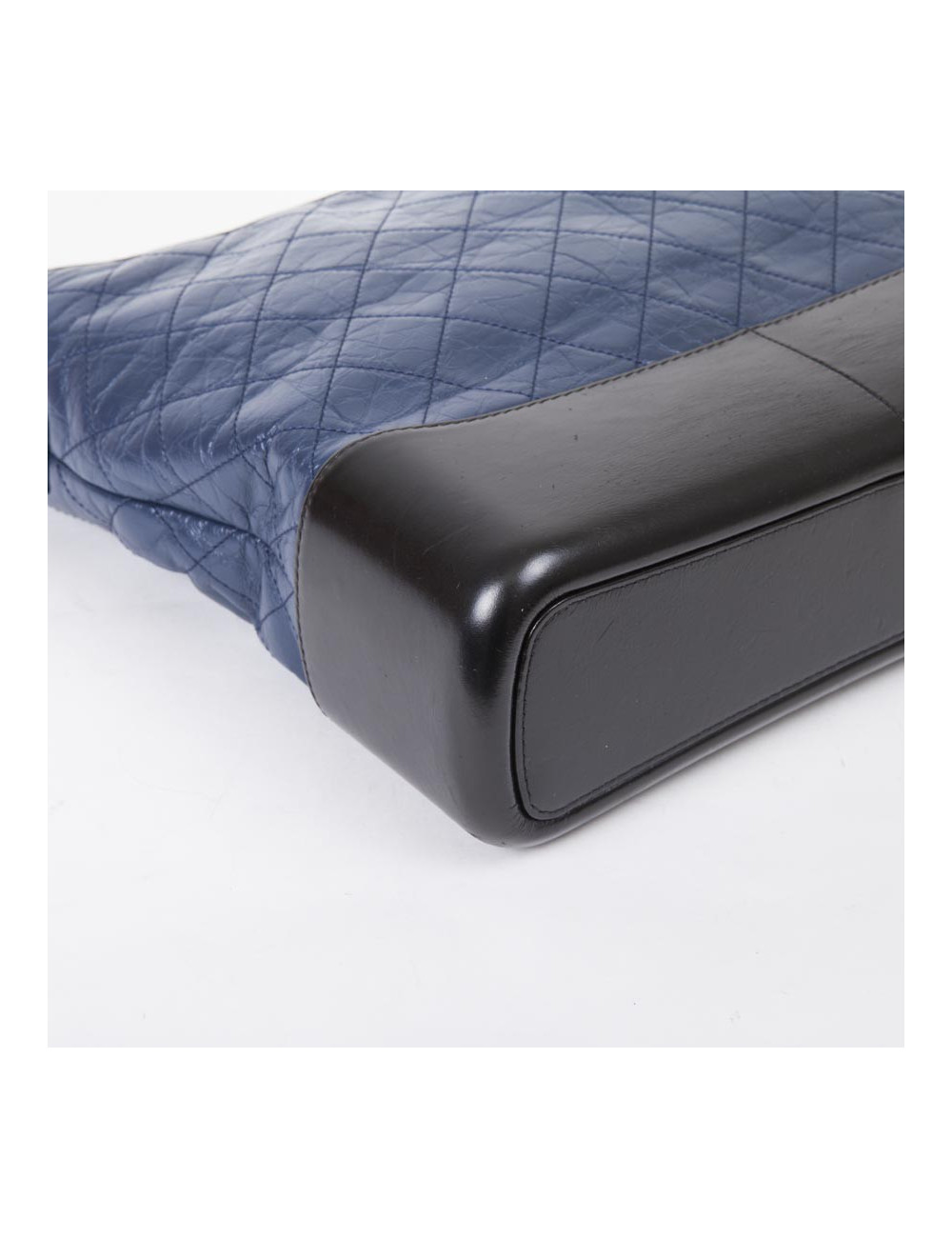 Sac CHANEL Gabrielle bicolore bleu nuit et noir