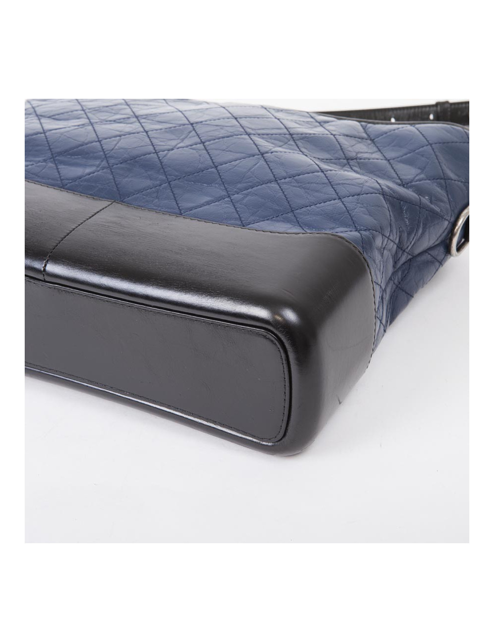 Sac CHANEL Gabrielle bicolore bleu nuit et noir