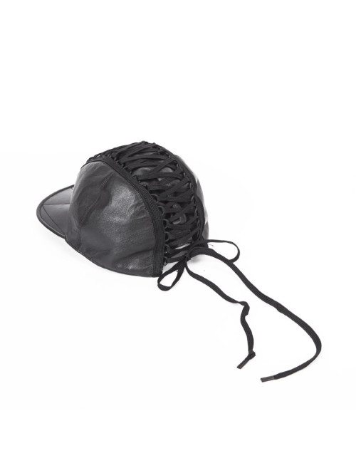 Casquette DIOR T 57 cuir noir