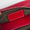 DOLCE & GABBANA banana belt bag in soft red lambskin leather