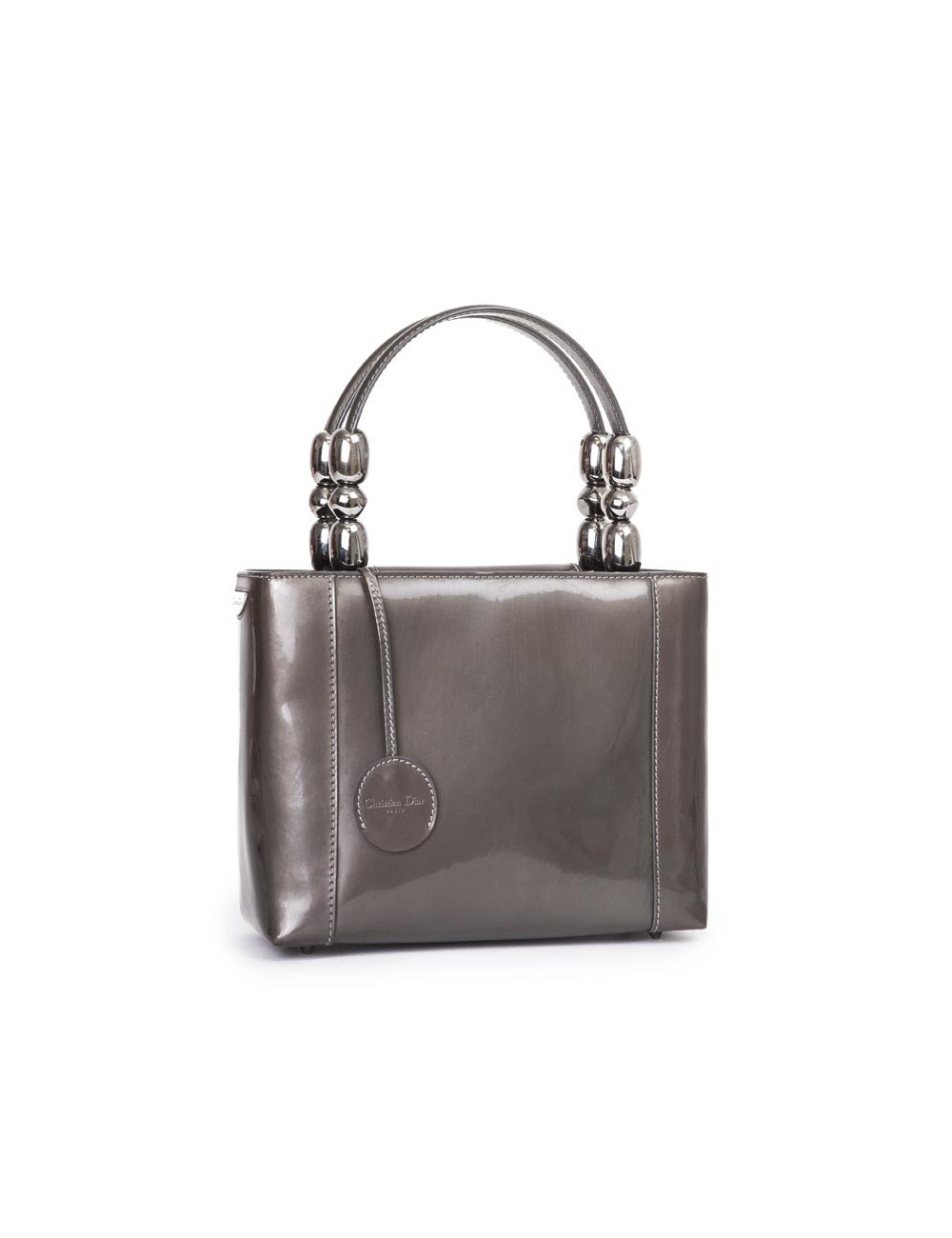 DIOR ' Lady D DIOR' in brown patent leather