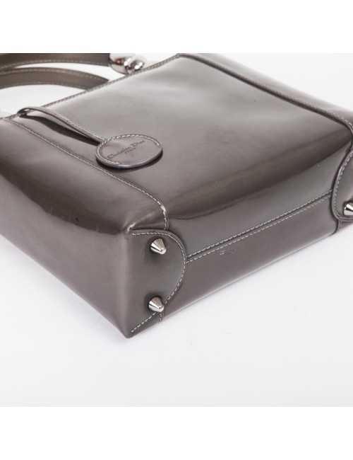 DIOR ' Lady D DIOR' in brown patent leather