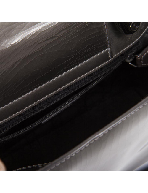 DIOR ' Lady D DIOR' in brown patent leather