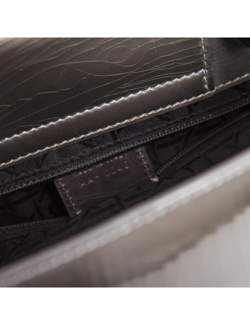 DIOR ' Lady D DIOR' in brown patent leather