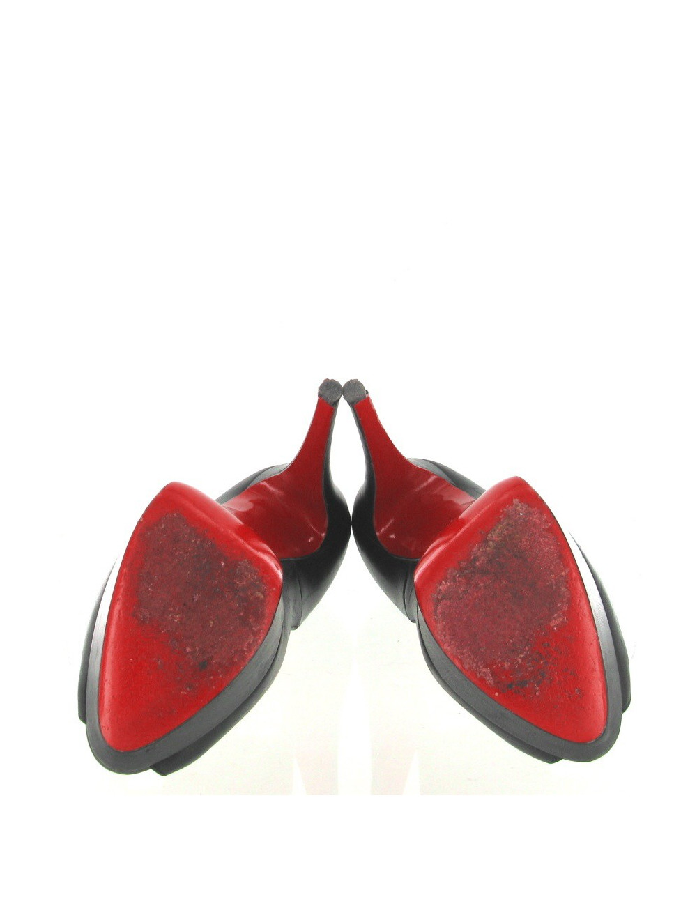 Escarpins LOUBOUTIN T37 en cuir noir