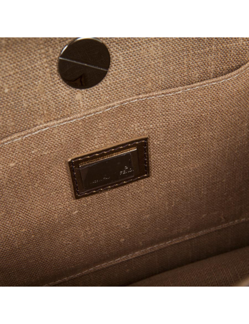 Sac FENDI multi cuir avec pierres lapis Lazulis