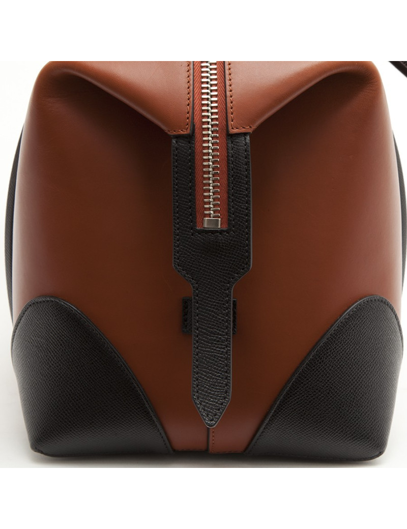 GIVENCHY 24 HRES bag in box camel leather and black grained leather