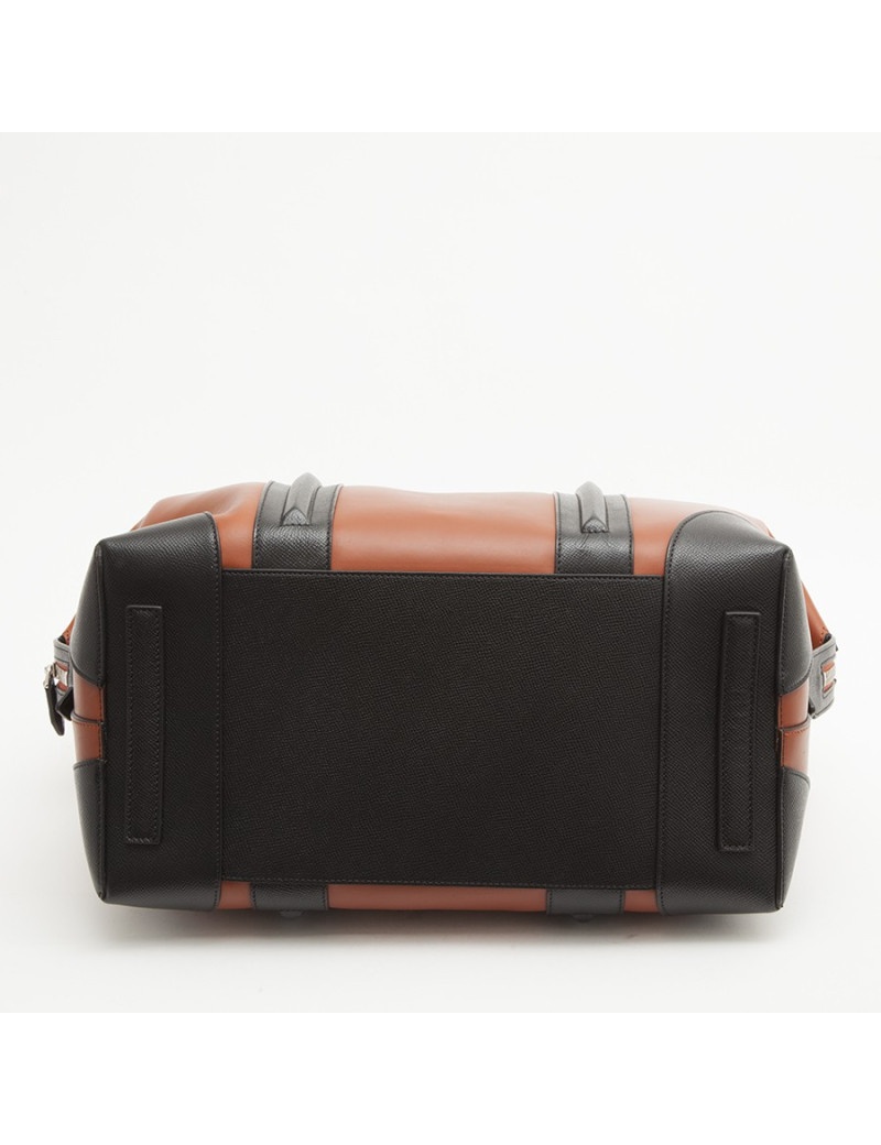 GIVENCHY 24 HRES bag in box camel leather and black grained leather