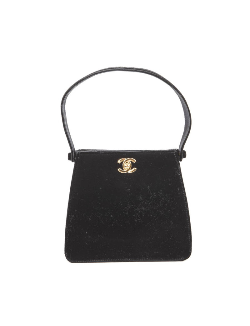 Sac CHANEL velours noir