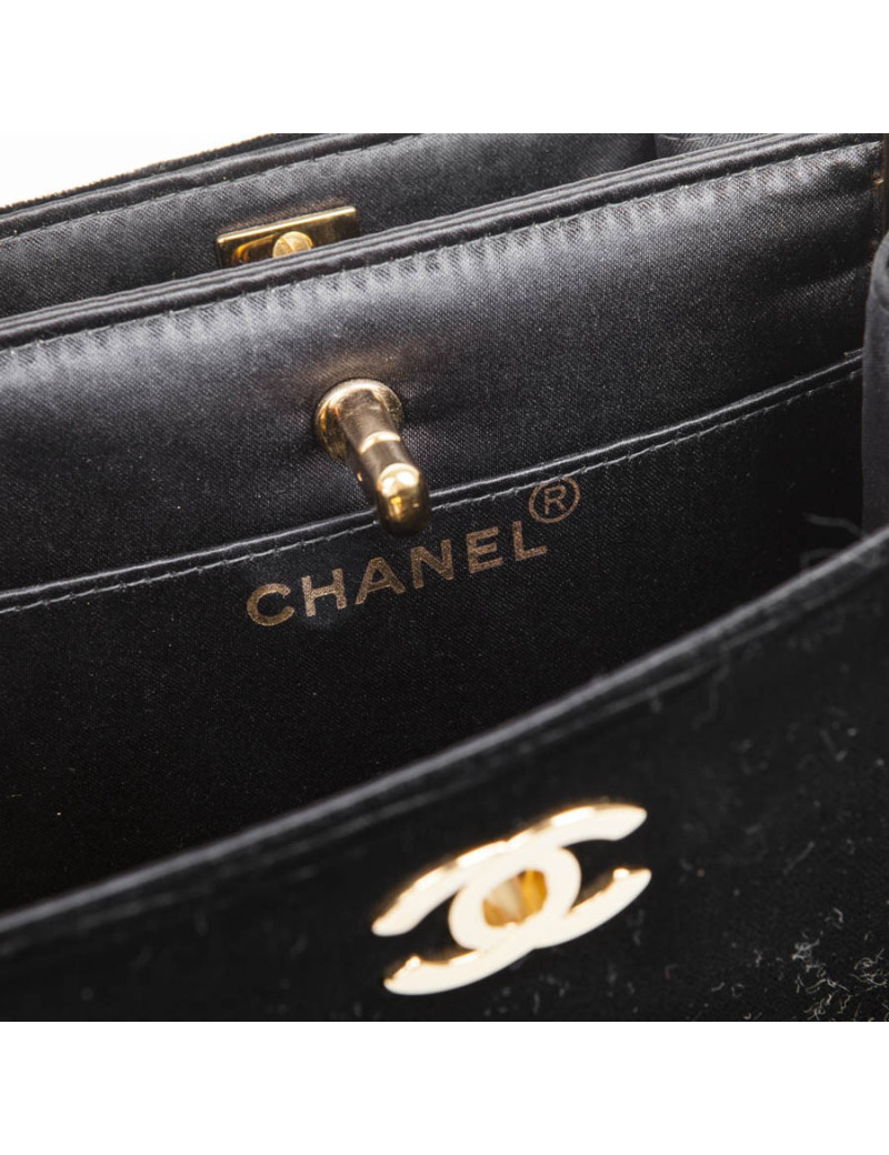 Sac CHANEL velours noir