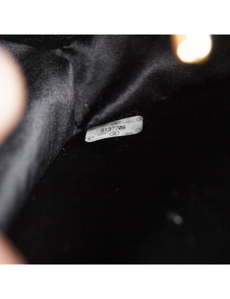 Sac CHANEL velours noir