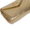 CHANEL vintage evening clutch in gold quilted leather
