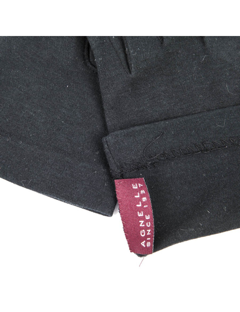 Gants AGNELLE F en jersey noir