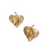 Boucles d'oreilles clips GIVENCHY feuilles serties de perles nacrées et pâte de verre