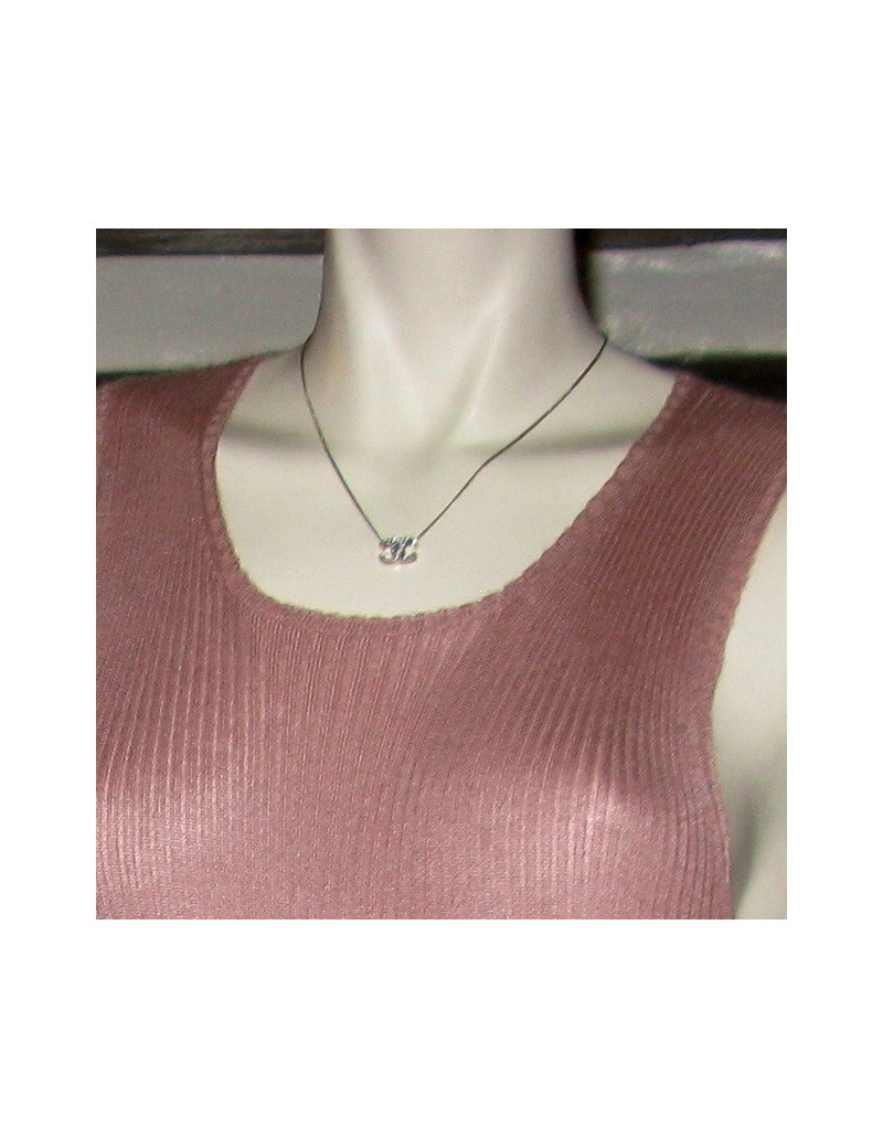 Ras de cou CHANEL CC serti de strass