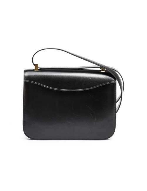 Constance HERMES cuir box noir