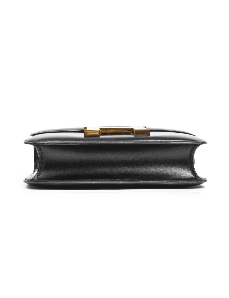 Constance HERMES cuir box noir