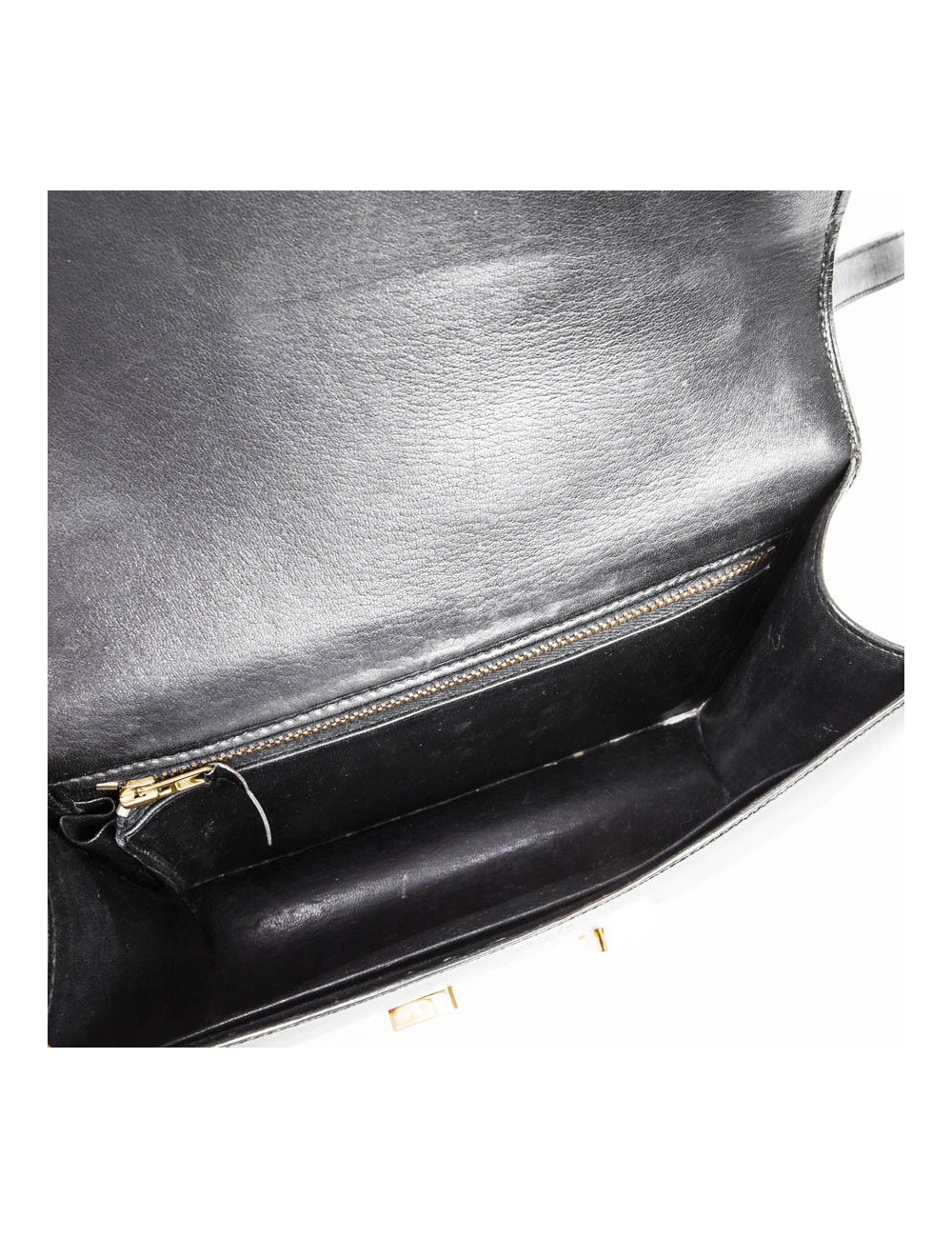 Constance HERMES cuir box noir