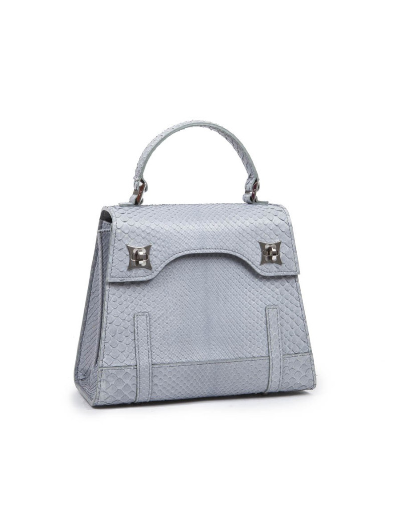 Sac GRATIANNE BASCANS python gris