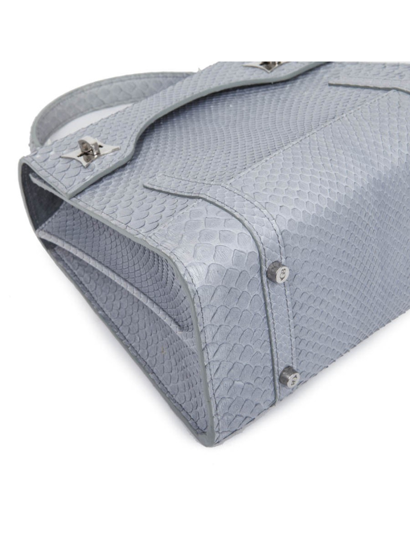 Sac GRATIANNE BASCANS python gris
